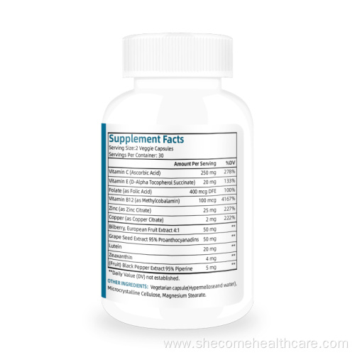 Lutein Eye Health Vitamins Supports Eye Strain capsules